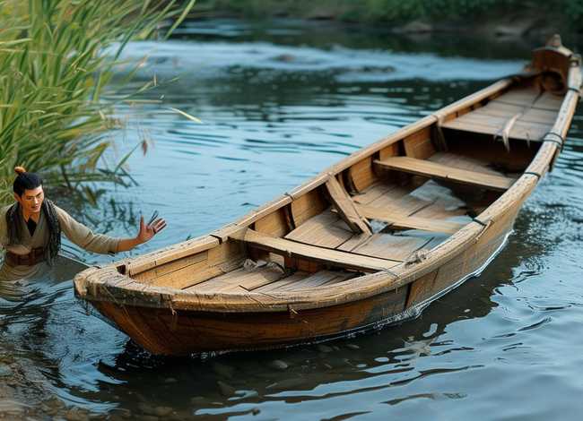 刻舟求剑寓言故事动画片，刻舟求剑的故事动画片