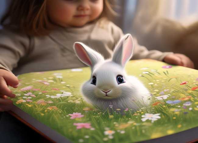 小白兔白又白儿童睡前故事 小白兔白又白绘本故事图片