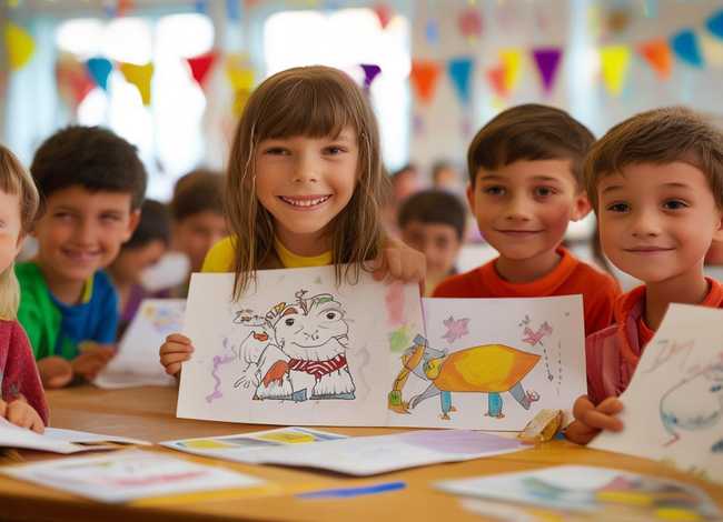 节日儿童画画图片大全简单又漂亮；节日儿童画画图片大全简单又漂亮三年级