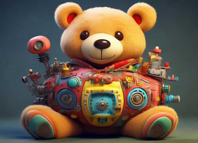 儿童故事机小熊，小熊嘟嘟故事机