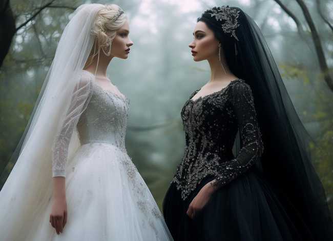 儿童故事黑新娘与白新娘 - 白新娘与黑新娘的故事有多少个字