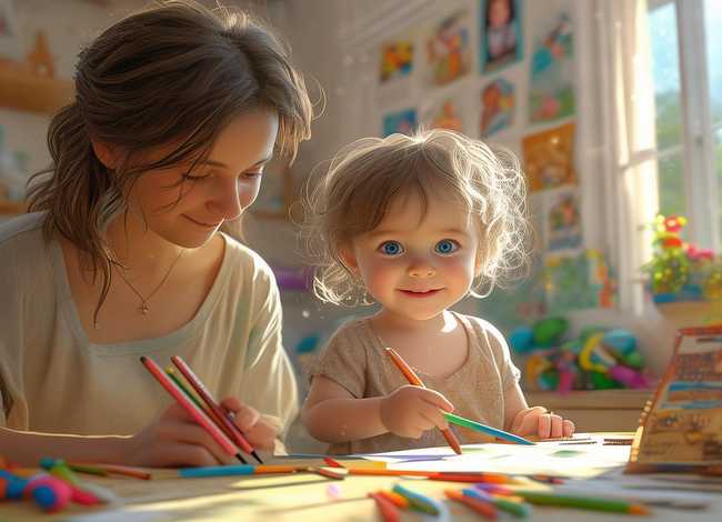 亲子绘画儿童故事（亲子绘本故事画）