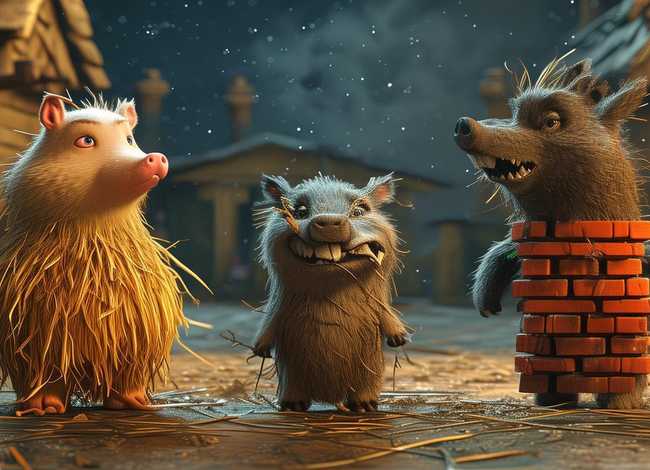 三只小猪儿童故事原文；三只小猪的故事 原文视频