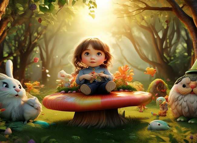 儿童童话故事画画（儿童童话图画）