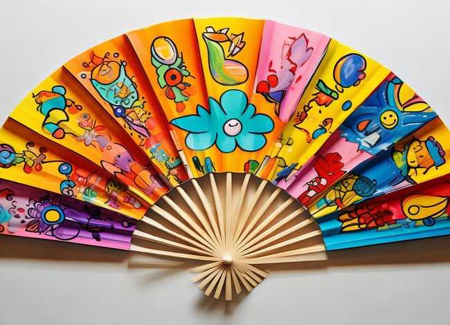 儿童扇子画（儿童扇子画图片简单好看）