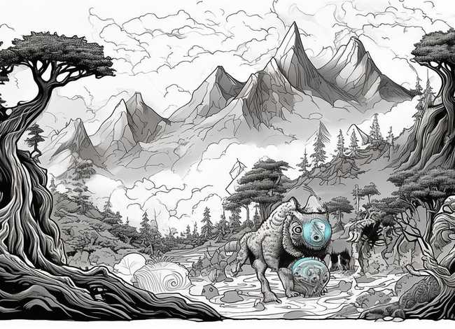 世界神话故事简笔画 世界神话故事简笔画,绘画