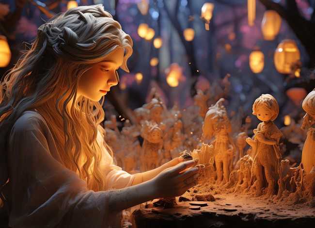 女娲造人的故事视频、女娲造人的故事视频ai