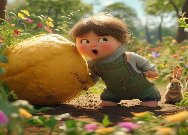 拔萝卜故事简单、拔萝卜简单小故事