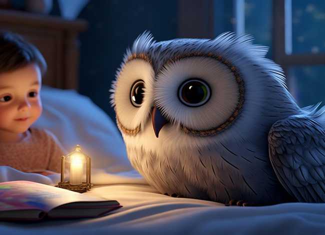 儿童睡前故事猫头鹰，睡前故事 猫头鹰