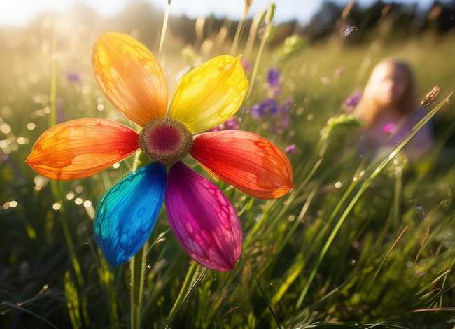 七色花讲故事；七色花讲故事稿子