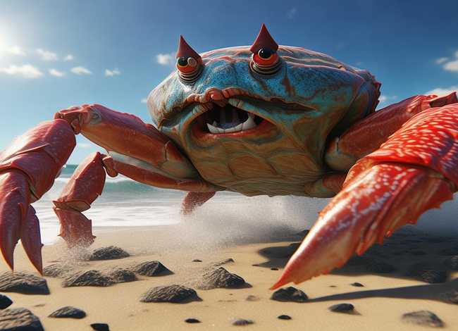 儿童故事螃蟹大战 - 大螃蟹的故事动画片