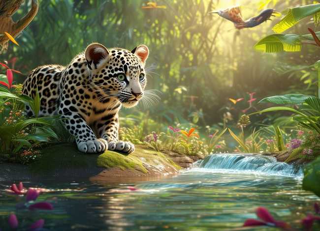 花豹儿童故事 花豹的故事文字