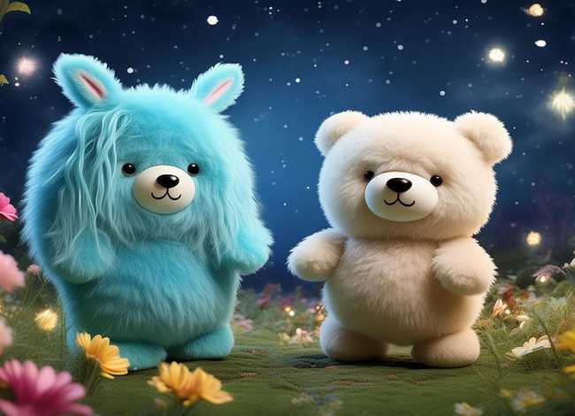 毛毛和青青的儿童故事 - 毛毛和绒绒的故事