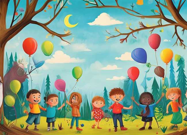 绘本故事里的儿童画、绘本里面的故事