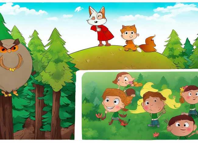 儿童寓言故事绘本图片，儿童寓言典故