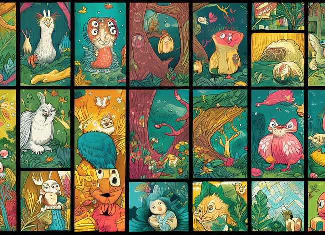 绘本故事绘画作品（绘本故事绘画作品15幅以上）