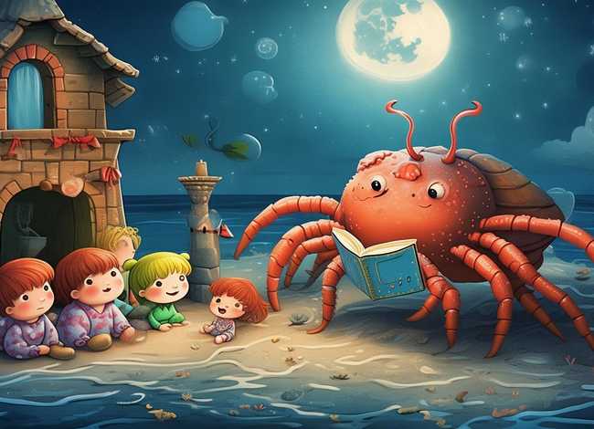 螃蟹故事儿童睡前故事、睡前螃蟹的故事