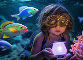 会发光的鱼儿童故事（会发光的鱼绘本故事）