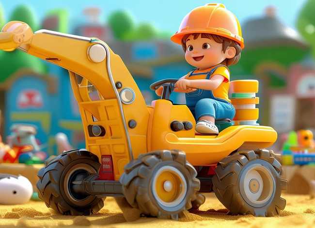 儿童版挖掘机故事系列，少儿挖掘机的故事视频