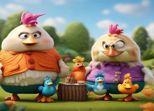 儿童故事鸡爸爸和鸭妈妈 鸡爸爸和鸭妈妈的故事视频