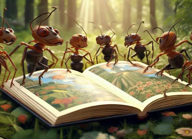 蚂蚁的故事绘本英文版 蚂蚁的故事绘本英文版怎么画
