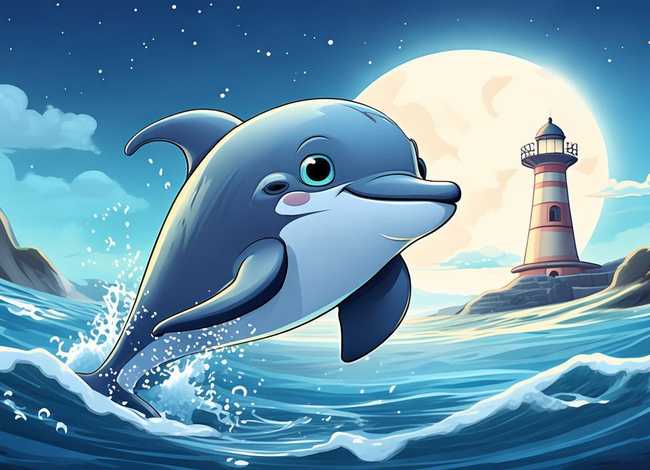 海豚故事儿童睡前故事，小海豚故事睡前
