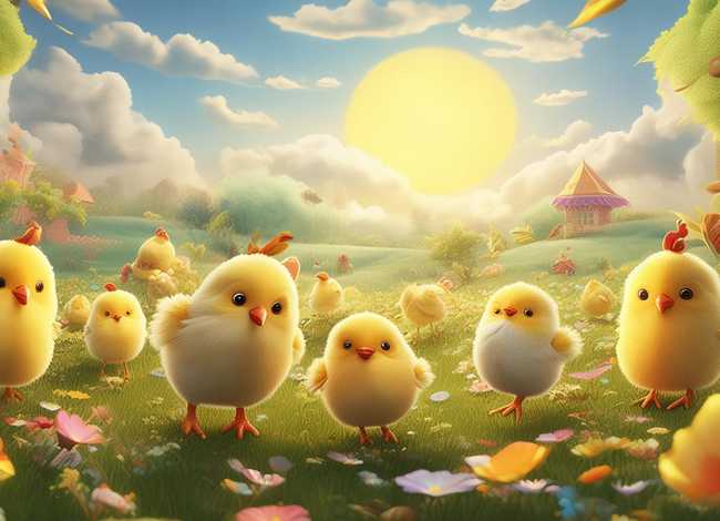 小鸡童话故事，小鸡小故事