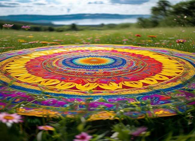 卢大英曼陀罗 - 曼陀罗大圆绘画 卢大英曼陀罗 - 曼陀罗大圆绘画