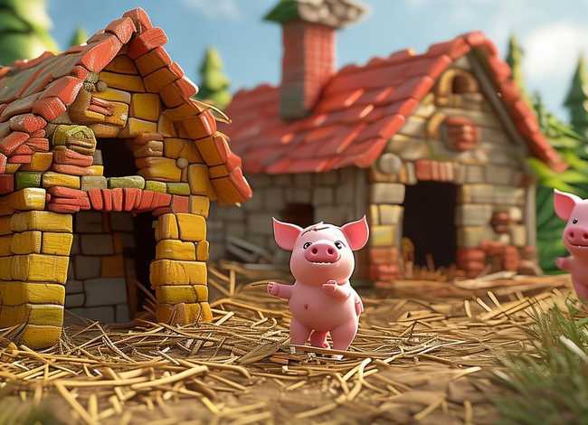 儿童数学故事大全三只小猪（一年级数学三只小猪的故事）