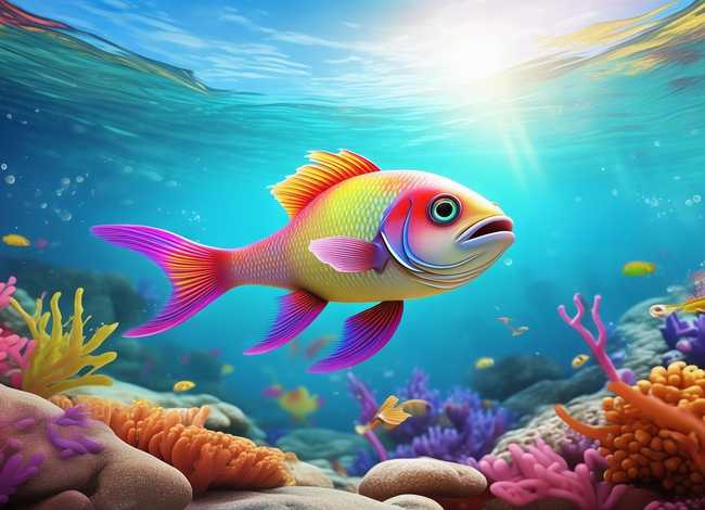 儿童故事小鱼游得快 - 幼儿故事小鱼儿游呀游