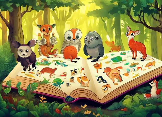 森林里的动物故事绘本（森林里的动物故事绘本教案）