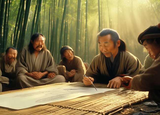 成语故事画蛇添足图片 - 成语故事画蛇添足故事内容带字图片