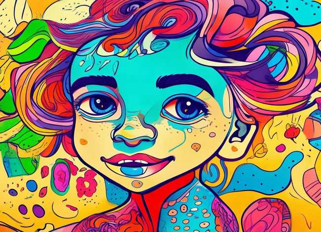 线描画儿童画儿童线描；线描儿童画创意