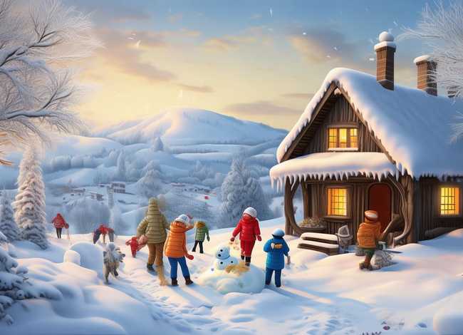 下雪了的故事幼儿故事，下雪了的故事幼儿故事简短