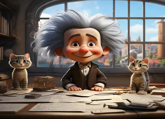 爱因斯坦的小故事；爱因斯坦的小故事英文版