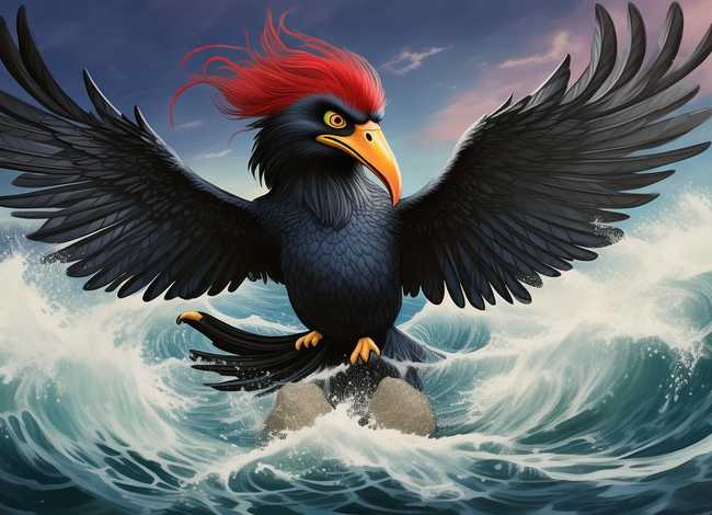 神话故事精卫填海的画怎么画、神话故事精卫填海的画怎么画的