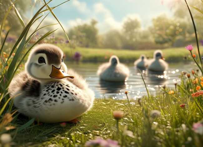 丑小鸭的故事儿童版；少儿故事丑小鸭的故事