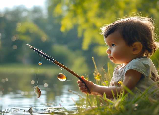 关于儿童钓鱼的故事 钓鱼的幼儿故事