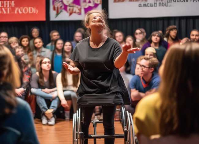 残疾人的故事激励广大中学生，残疾人的故事激励广大中学生的话