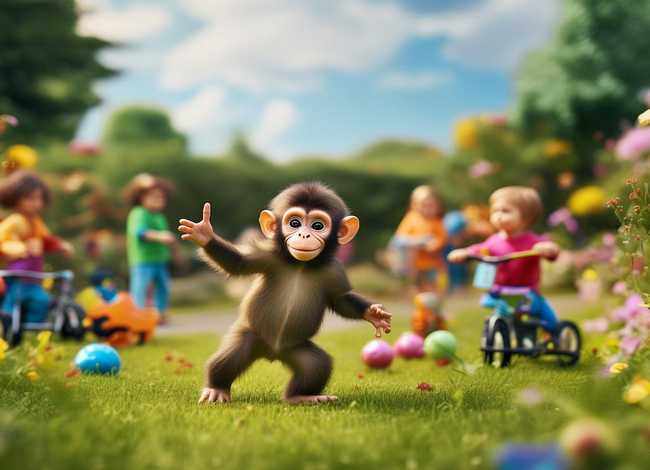 猴子故事儿童视频0-3岁早教 幼儿故事猴子学样视频