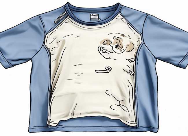 儿童t恤裁剪图（儿童t恤裁剪图解）