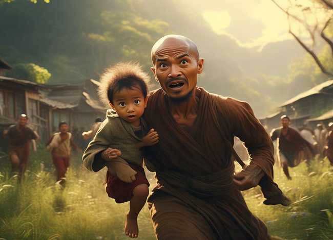 比丘国救孩童的故事原文 - 比丘国救小孩的故事