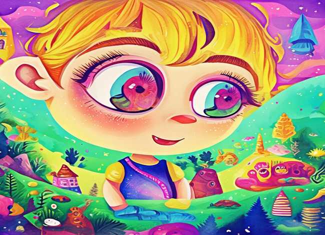 儿童故事手绘本插图（儿童手绘故事插图）