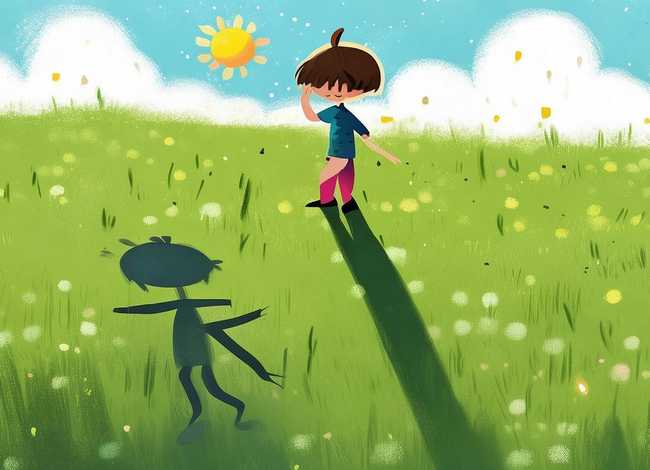 人为什么有影子儿童故事，人为什么会有影子科学故事