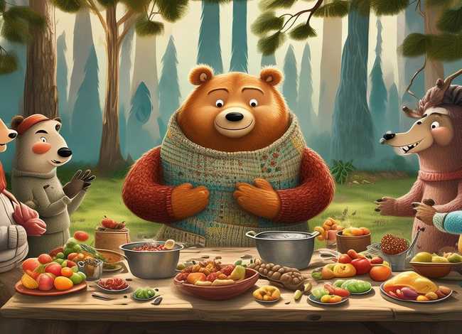 小熊请客简短故事视频，小熊请客简短故事视频完整版