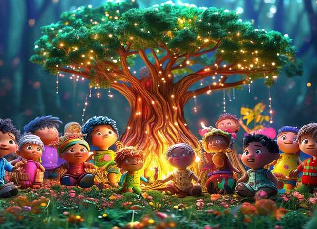 小时候儿童故事动画（小时候的故事动画片）