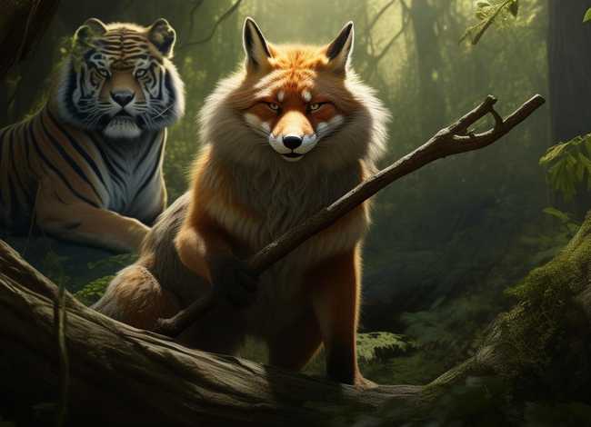 假虎威的故事视频 成语故事狐假虎威的故事视频