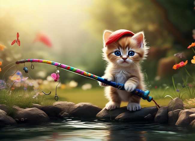 儿童故事大全文字版小猫钓鱼，幼儿故事小猫钓鱼文字版