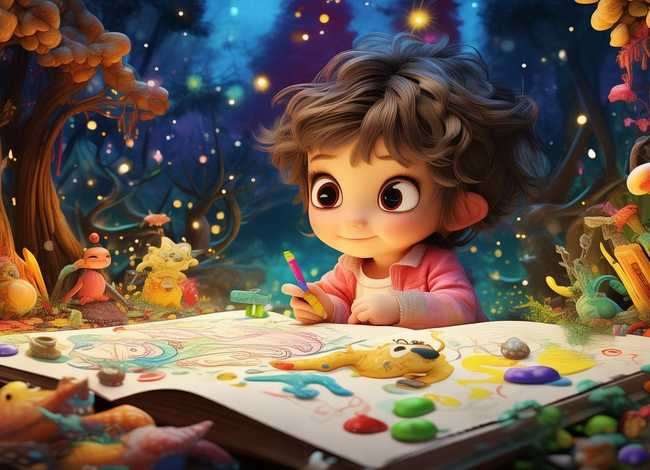 儿童绘图故事；幼儿图画故事绘本