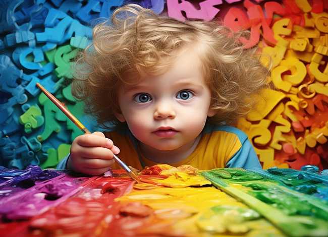 儿童故事彩虹颜料，故事彩虹的颜色文字版